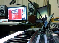 問題改善前の自宅スタジオ