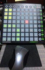 Novation Launchpad とマウス