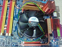 Q6600 を取り付けたところ